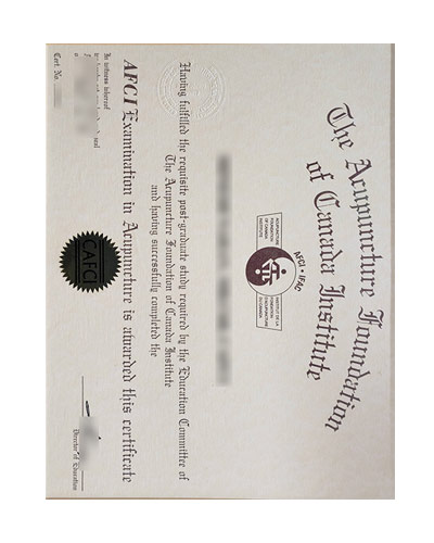 How To buy a Fake the acupuncture university of canada institute Certificate?