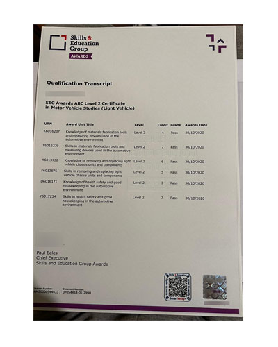 How do I buy a Fake Skills & Education Group certificate
