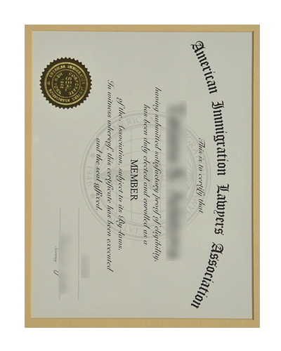 How to obtain an American Immigration Lawyers Association Certificate