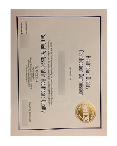 Which website can I order a NAHQ CPHQ certificate