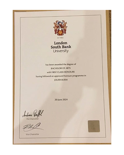 Where can I purchase an LSBU diploma degree?