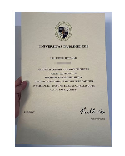 Order University of Dublin degree Certificate Onlin
