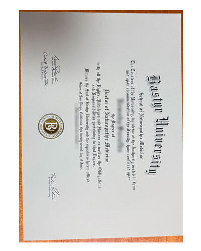 How to order a degree from Bastyr University throug